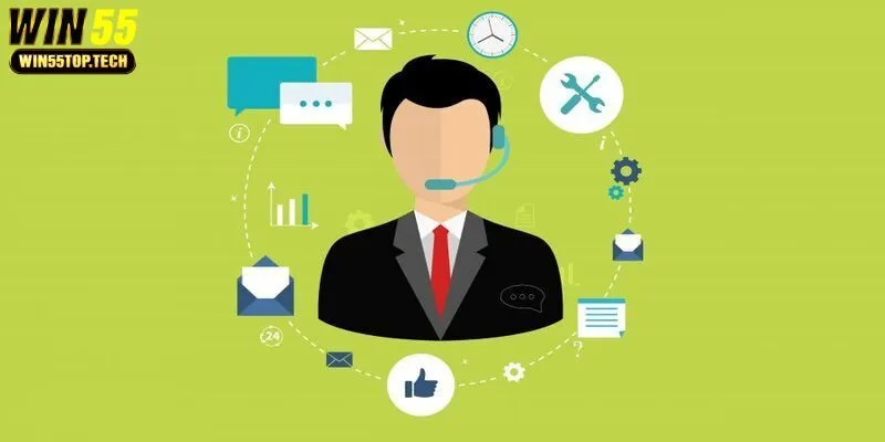 Thực hiện liên hệ WIN55 để giải quyết mọi vấn đề về tài khoản