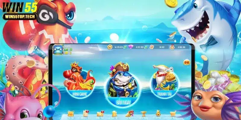 Game sở hữu đa dạng các loài cá